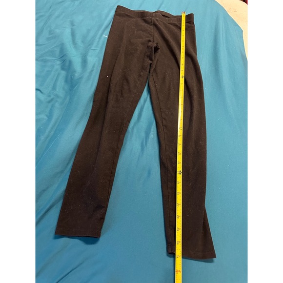 Members Mark Kids Leggings Black and Gray Size L 10/12 Cotton Blend - Picture 2 of 12